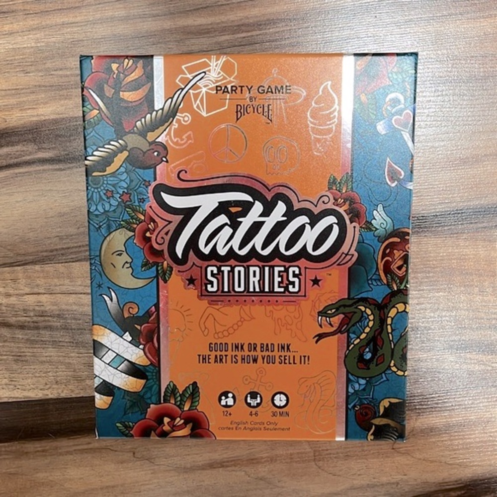 Party Game by Bicycle Tattoo Stories NWT